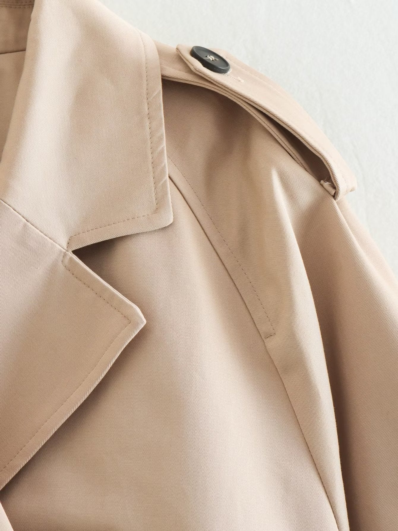 ESTELLE CROPPED TRENCH COAT