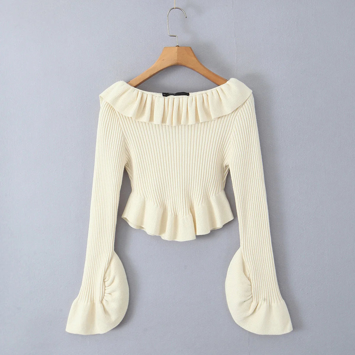 MILA RUFFLE CARDIGAN