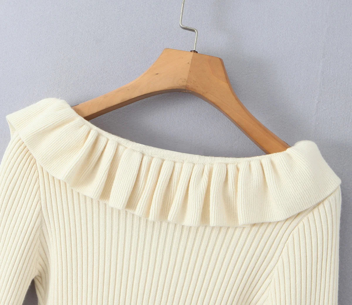 MILA RUFFLE CARDIGAN