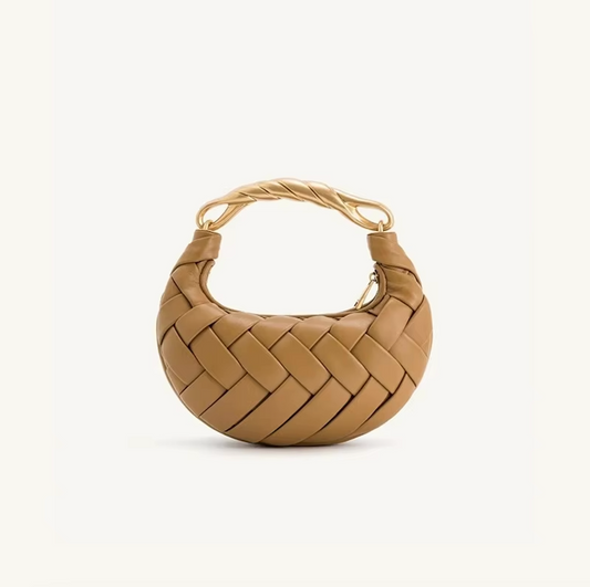 ELENA WOVEN LEATHER BAG